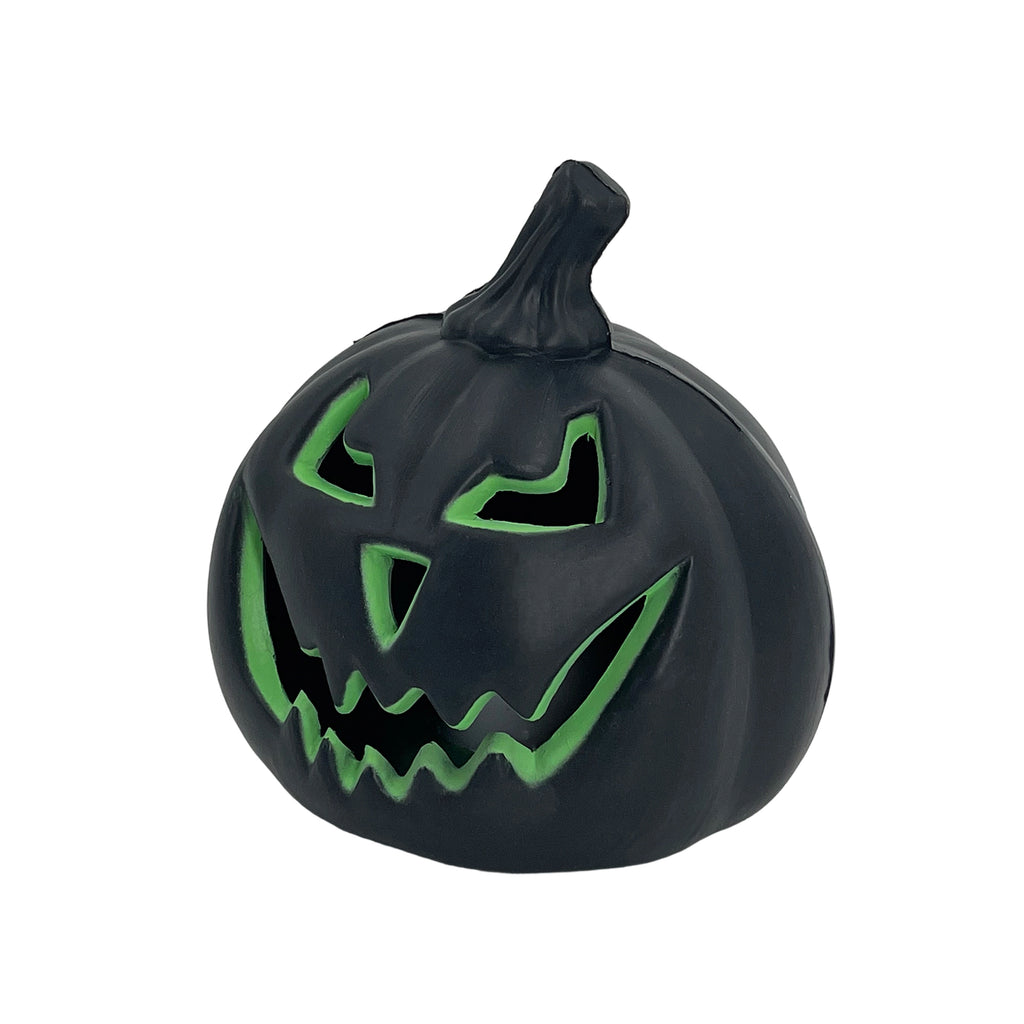 LED Pumpkin Decoration Black 13x11x13cm