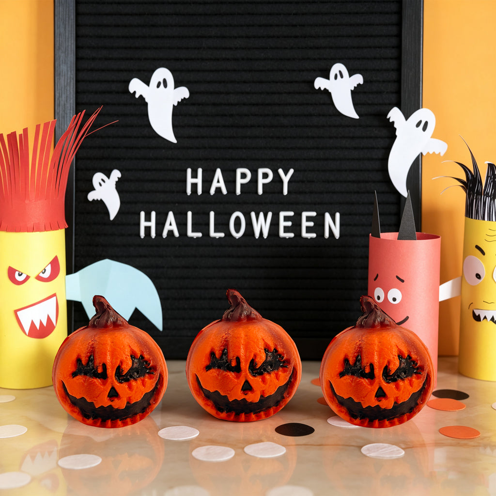 Halloween Pumpkins 6x6x7cm 12Pcs/Pk