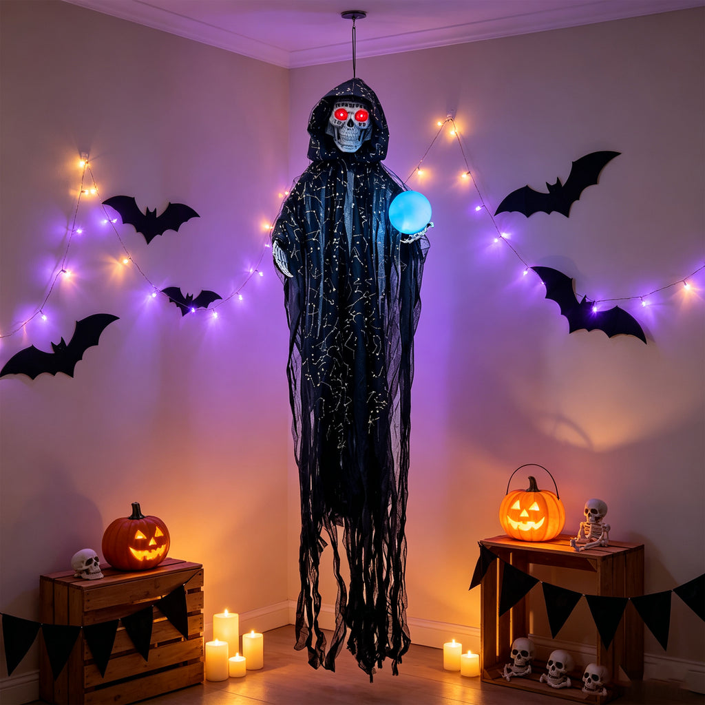 Hanging Reaper with Light 100x20x183cm