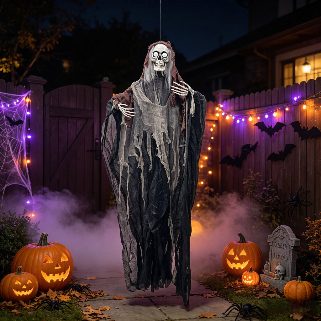 Hanging Reaper with Light 140x16x166cm