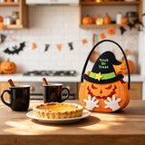 Pumpkin Felt Bag 14x6.5x17cm
