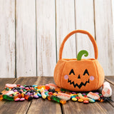 Halloween Plush Pumpkin Bag 25x15cm