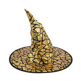 Holographic Witch Hat Gold Adult Size