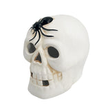 Ceramic Skull with Light 11.3x8.7x10.3cm