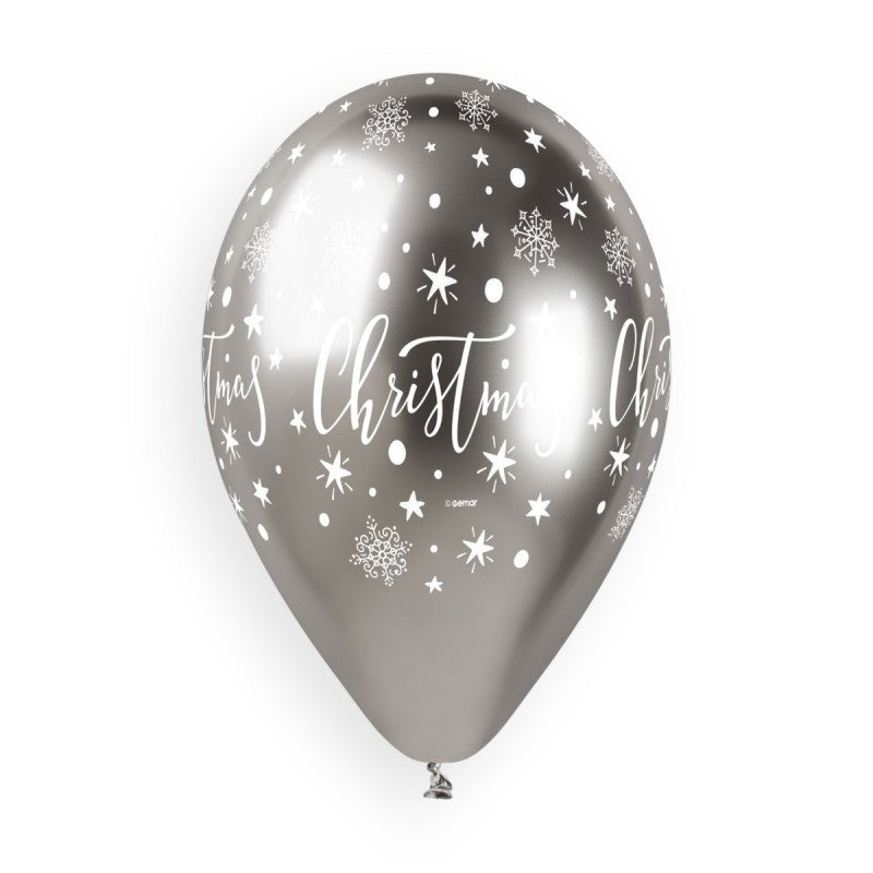 13" Shiny Latex Christmas 25ct