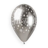 13" Shiny Latex Christmas 25ct