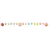Gabby's Dollhouse FSC “Happy Birthday” Die-Cut Paper Banner 1Ct