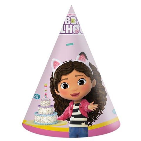 Gabby's Dollhouse FSC Paper Hats 6Ct