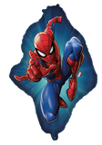 Spiderman Shaped Supersize Foil Balloon 68.5x88cm