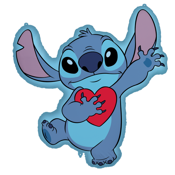 Stitch & Angel Stitch Shaped Supersize Foil Balloon 75x86cm