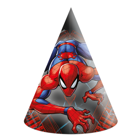 Spiderman FSC Paper Hats 6Ct