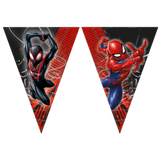 Spiderman FSC Paper Triangle Flag Banner (9 Flags) 1Ct