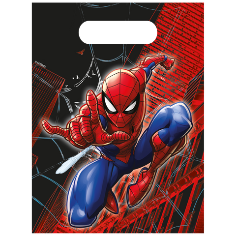 Spiderman FSC Paper Party Bags 4Ct