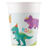 Dino Party Paper Cups 200ml FSC 8Ct
