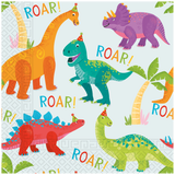 Dino Party  2 - Ply Paper Napkins 33x33cm FSC 20Ct
