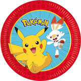 Pokemon FSC Paper Plates Next Generation 23cm 8ct by Procos in Multicolor