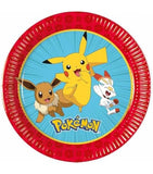 Pokemon FSC Paper Plates Next Generation 20cm 8ct by Procos in Multicolor