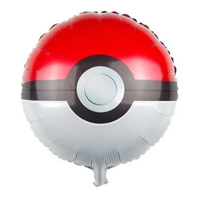 Pokemon Foil Balloon 46cm 1ct by Procos in Red / White