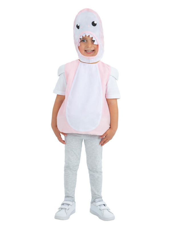 Pink Shark Costume w/ Tabard & Separate Hood