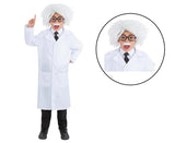 Albert Einstein Kit, Wig, Glasses, Adhesive Moustache & Tie