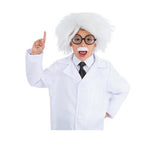 Albert Einstein Kit, Wig, Glasses, Adhesive Moustache & Tie