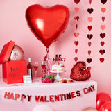 2m 'Happy Valentine’s Day' Banner – Festive Red & Pink Party Decoration for Home, Classroom & Events