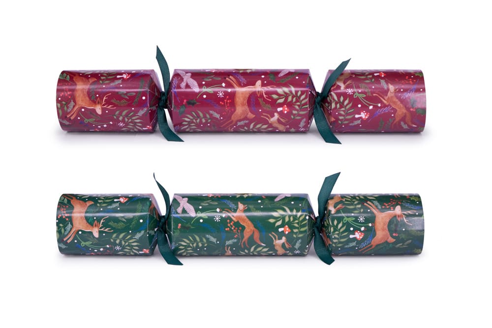 12in Woodland Folk Deluxe Cracker  FSC Mix 6pcs/Box