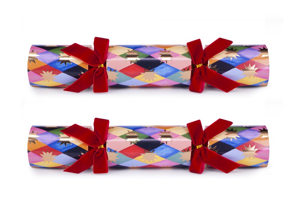 13in Harlequin Luxury Cracker FSC Mix 6pcs/Box