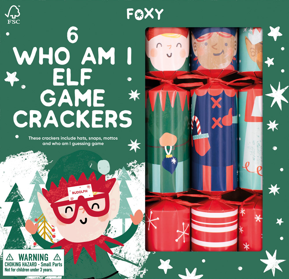 12in Elf Who Am I Cracker FSC Mix 6pcs/Box