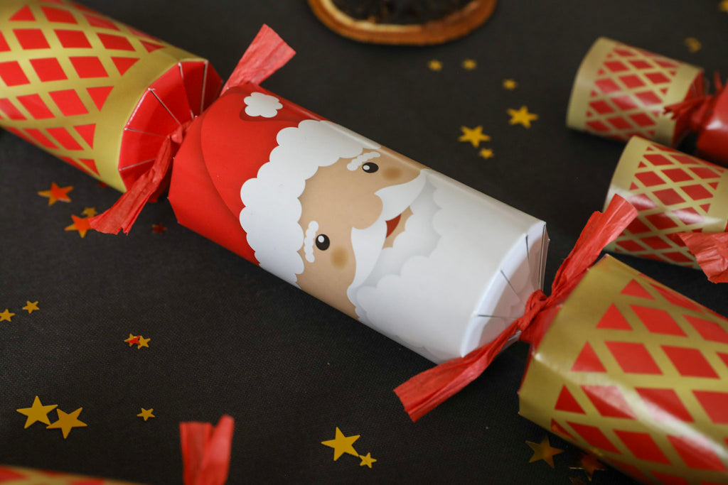 6in Mini Santa and Reindeer Cracker FSC Mix 6pcs/Box