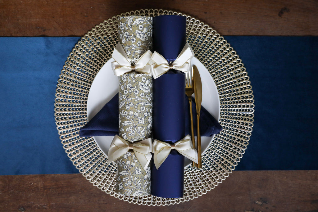 13in Crackers Gilded Azure 6pcs/box