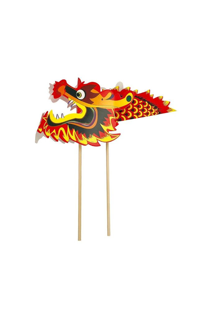 20cm Handheld Dragon Dance Puppet – Mini Chinese New Year Toy for Kids & Cultural Play