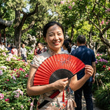 21cm Decorative Folding Fan – Traditional Chinese Hand Fan for CNY, Dance & Home Decor