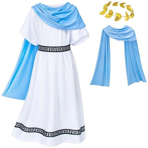 Roman Empire Deluxe Emperor Toga Boy Costume