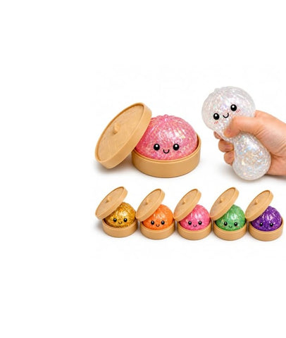 SQOOSH Glitter Dumpling Squishy Toy | Sparkly Sensory Fidget