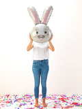 31" Bunny Head Foil Balloon