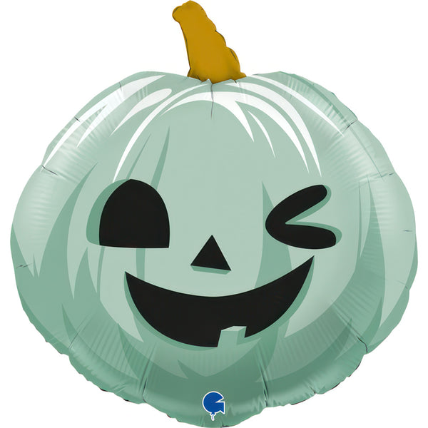 22" Funny Pumpkin Green