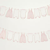 Pink Baby Grow Garland 2.5m