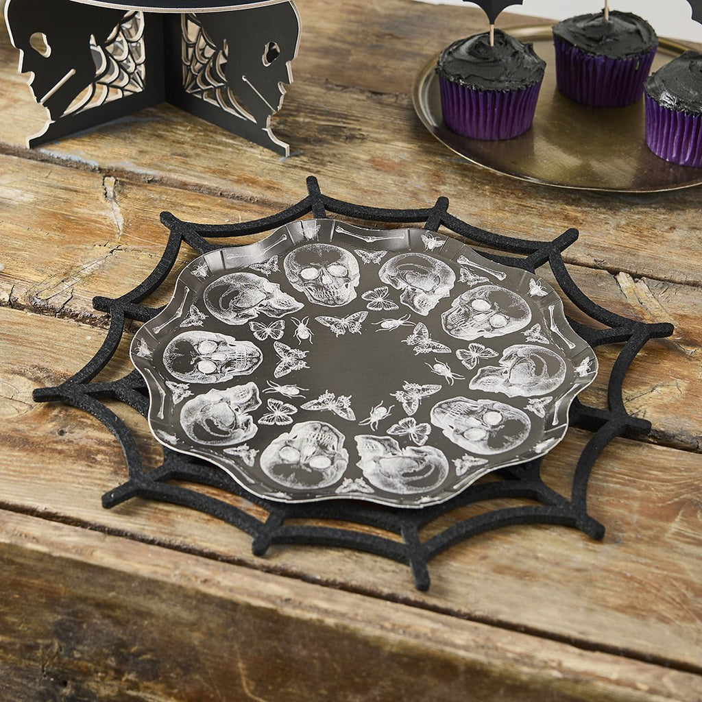 Skull Paper Plates 8pcs/Pack