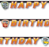 Cars 3 Diecut Happy Birthday Banner