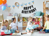 Happy Birthday Personalised Banner x2 2m & 15 Sticker Sheets