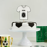 Football Shirt Cake Topper & x2 Sticker Sheets