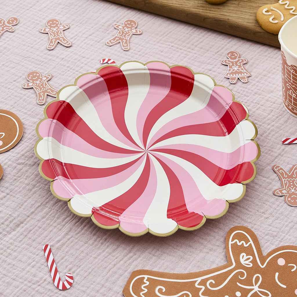 Candy Paper Plates 8pcs/Pack