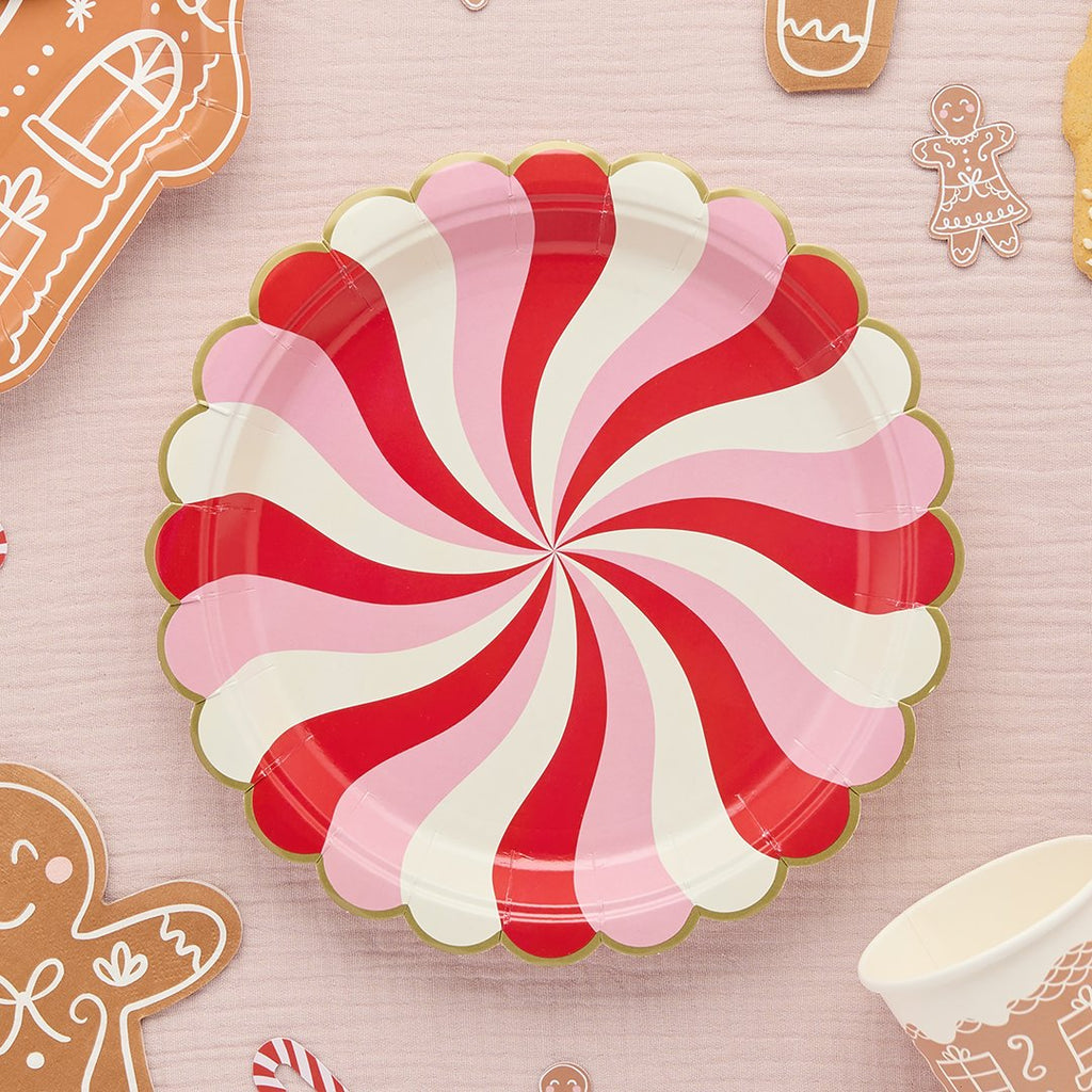 Candy Paper Plates 8pcs/Pack