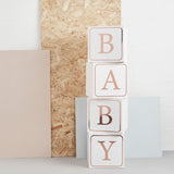 Rose Gold Giant Baby Blocks