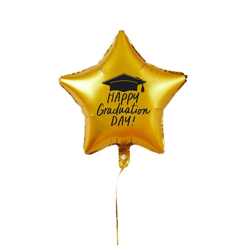 Gold Happy Graduation Day 18" Foil Balloon