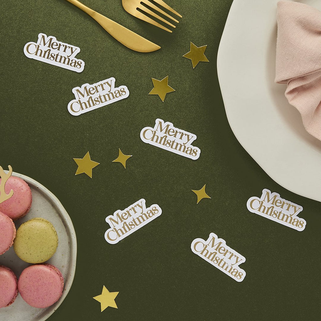 Merry Christmas Table Scatter