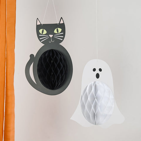 Spooky Honeycomb Characters Set 3pcs/Pack