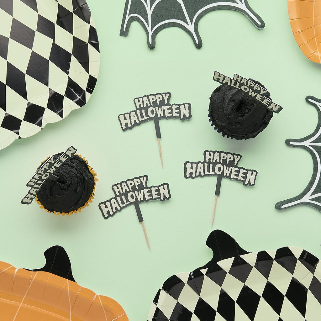 Happy Halloween Food Picks 12pcs/Pack
