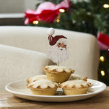 Santa Pom Pom Food Picks 12pcs/Pack